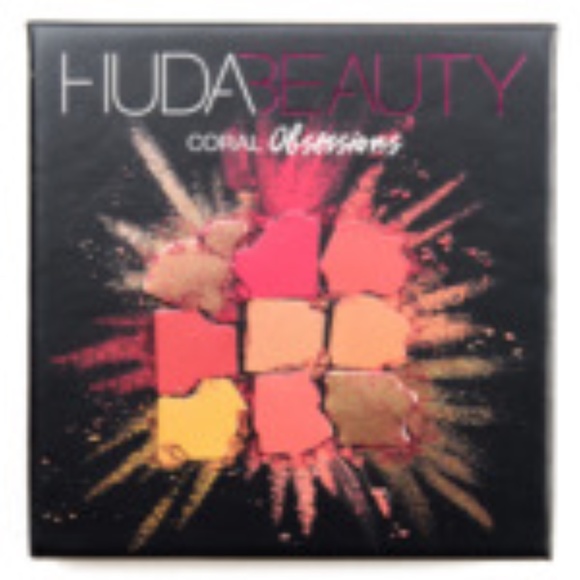 NIB Huda Beauty Coral Obsessions Eyeshadow Palette - Picture 6 of 9